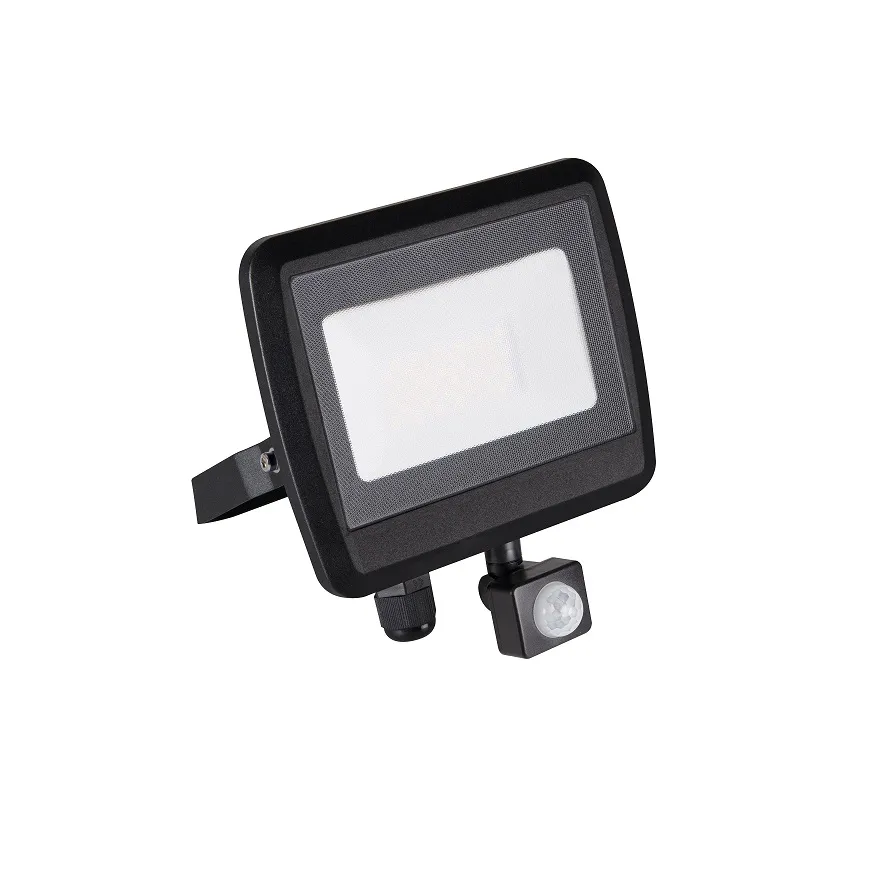  LED reflektor mozgásérzékelővel 30W 2400lm 4000K fekete A...