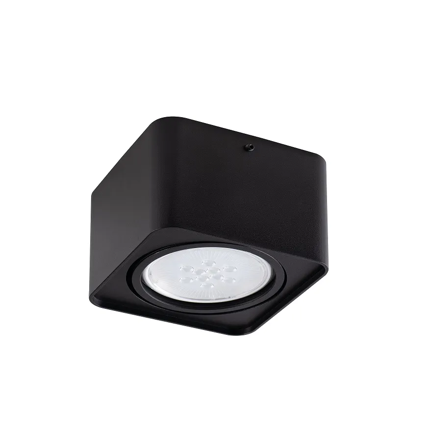 Beltéri mennyezeti lámpa GU10/ ES-111 25W fekete TUBEO 