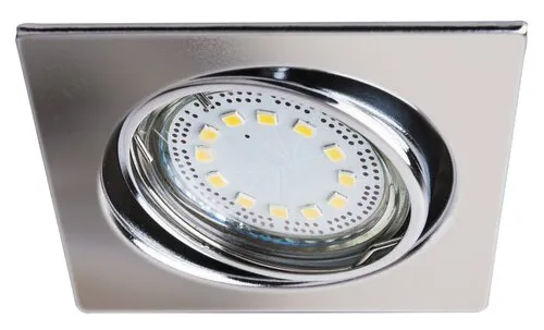 Beltéri süllyesztett lámpa GU10 3W 240lm szatin króm Lite...