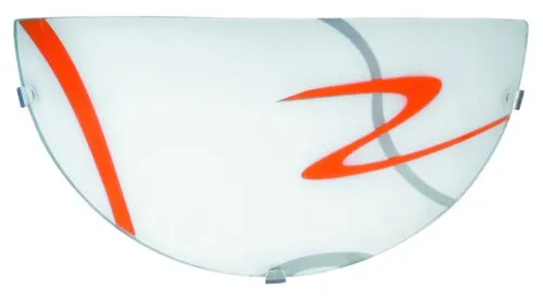 Beltéri fali lámpa E27 60W fehér/mintás Soley 