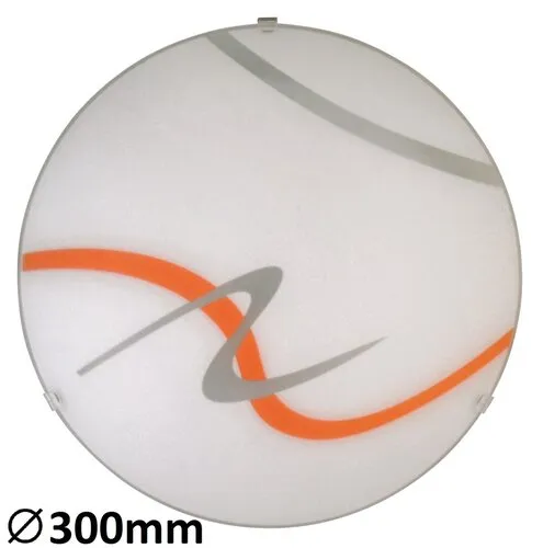 Beltéri mennyezeti lámpa E27 60W fehér/mintás Soley