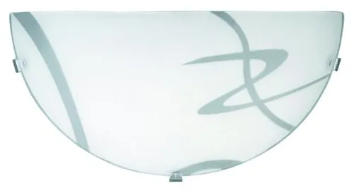 Beltéri fali lámpa E27 60W fehér/mintás Soley 