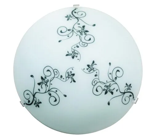 Beltéri mennyezeti lámpa E27 60W fehér/mintás Bloomy