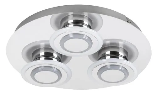 Beltéri LED mennyezeti lámpa 12W 1080lm 4000K króm Demna...