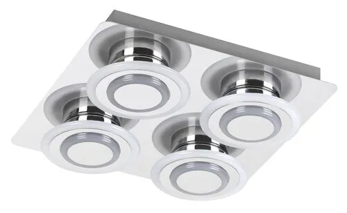 Beltéri LED mennyezeti lámpa 16W 1440lm 4000K króm Demna...