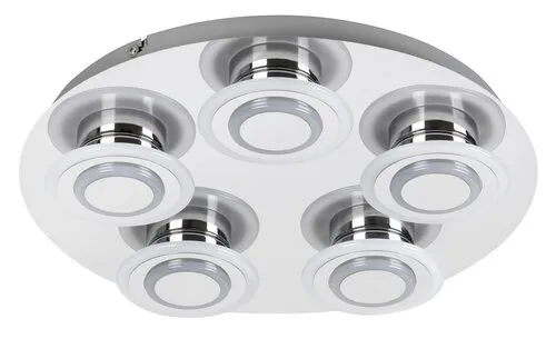 Beltéri LED mennyezeti lámpa 20W 1800lm 4000K króm Demna...