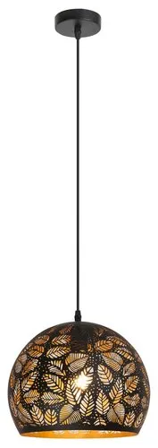 Beltéri függeszték E27 40W fekete Manorca