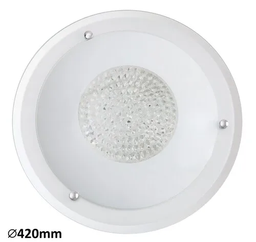 Beltéri mennyezeti lámpa E27 3x40W átlátszó Patricia