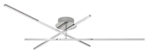 Beltéri LED mennyezeti lámpa 18W 1440lm 4000K króm Meredit...