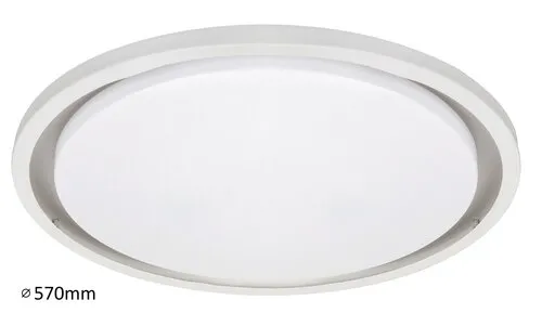 Beltéri LED mennyezeti lámpa 36W 2520lm 3000K fehér Brady ...