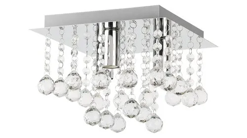 Beltéri mennyezeti lámpa E14 3x40W króm/átl. Corinna 