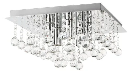 Beltéri mennyezeti lámpa E14 5x40W króm/átl. Corinna 