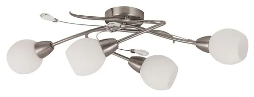 Beltéri mennyezeti lámpa E14 4x40W szatin króm Emily