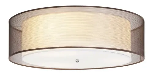 Beltéri mennyezeti lámpa E14 3x25W króm/barna Anastasia ...