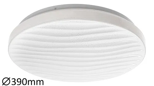 Beltéri LED mennyezeti lámpa 24W 1680lm 3000K fehér Milena...