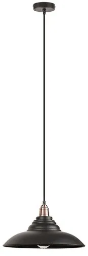 Beltéri függeszték E27 60W matt fekete Doug