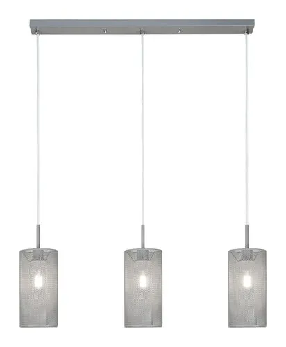 Beltéri függeszték E14 3x25W szürke Callia 