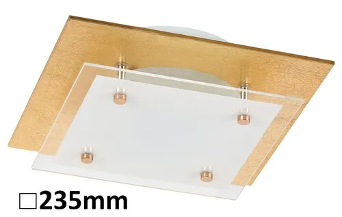 Beltéri LED mennyezeti lámpa 12W 960lm 3000K arany/fehér J...