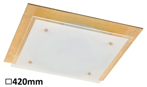 Beltéri LED mennyezeti lámpa 24W 1920lm 3000K arany/fehér ...