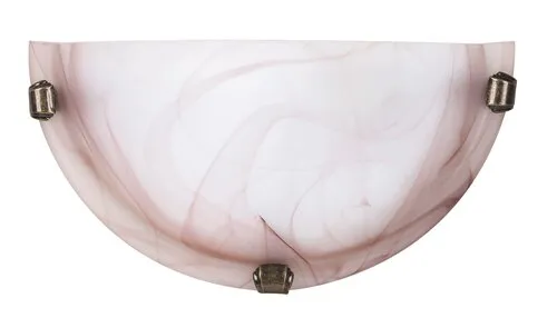 Beltéri fali lámpa E27 60W fehér/üveg Alabastro