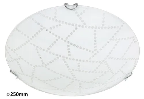 Beltéri LED mennyezeti lámpa 12W 960lm 3000K fehér/mintás ...