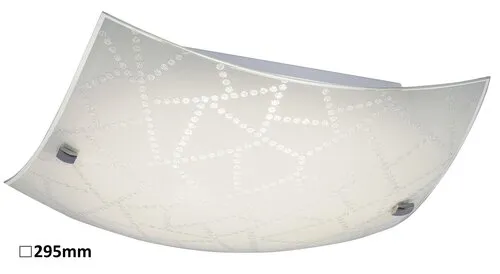 Beltéri LED mennyezeti lámpa 12W 960lm 3000K fehér/mintás ...