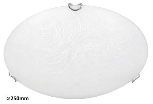 Beltéri LED mennyezeti lámpa 12W 960lm 4000K fehér/mintás ...