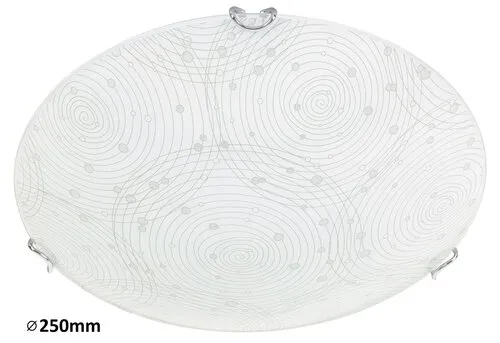 Beltéri LED mennyezeti lámpa 12W 960lm 4000K fehér/mintás ...