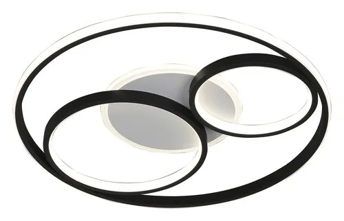 Beltéri LED mennyezeti lámpa 50W 2300lm 3000-6000K fekete/...