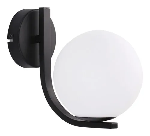 Beltéri fali lámpa E14 5W matt fekete/fehér Aslan 