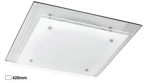 Beltéri LED mennyezeti lámpa 24W 1920lm 3000K tükör/fehér ...