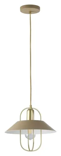 Beltéri függeszték E27 40W arany/bézs Nesrin 