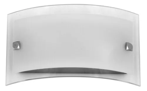 Beltéri fali lámpa E14 40W szatin króm/opál üveg Line