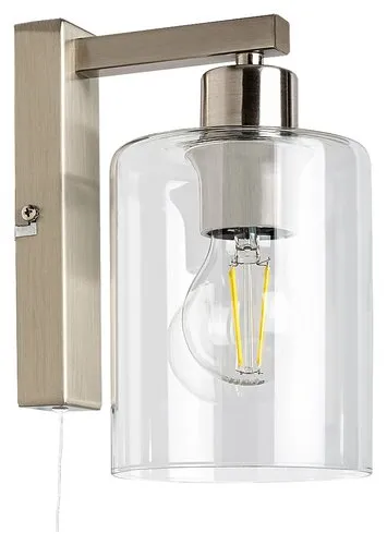 Beltéri fali lámpa E27 40W szatin króm Miroslaw