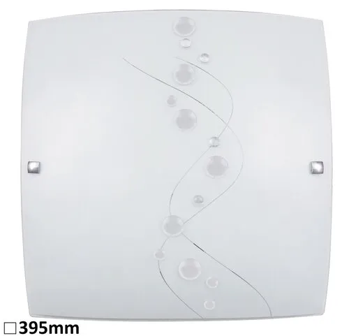 Beltéri mennyezeti lámpa E27 2x60W fehér mintás Ruby