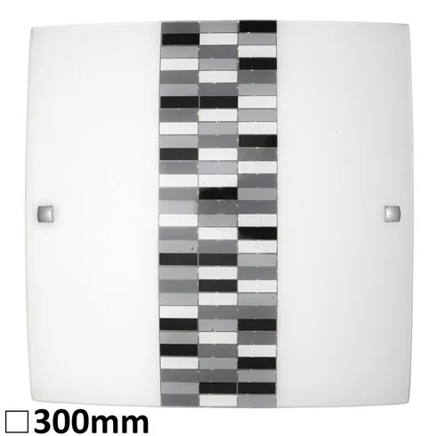 Beltéri mennyezeti lámpa E27 60W opál üveg Domino