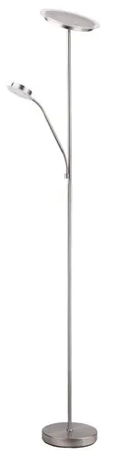 Beltéri LED állólámpa 18W 1400lm 3000K szatin króm Aaron ...