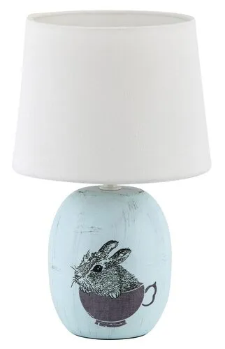 Éjjeli lámpa E14 40W kék/fehér Dorka