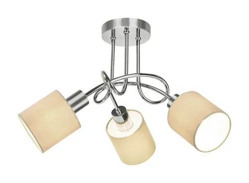 Beltéri mennyezeti lámpa E14 25W króm/barna Natina