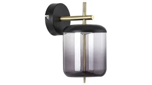 Beltéri LED fali lámpa 6W 480lm 4000K fekete  Delice