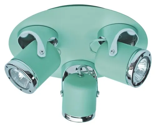Beltéri karos spotlámpa GU10 3x5W menta April