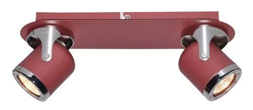 Beltéri karos spotlámpa GU10 2x5W piros April