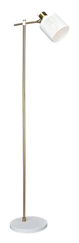 Beltéri állólámpa E27 9W arany/fehér Alberta 