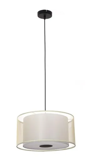 Beltéri függeszték E27 40W fekete/bézs Aneta 