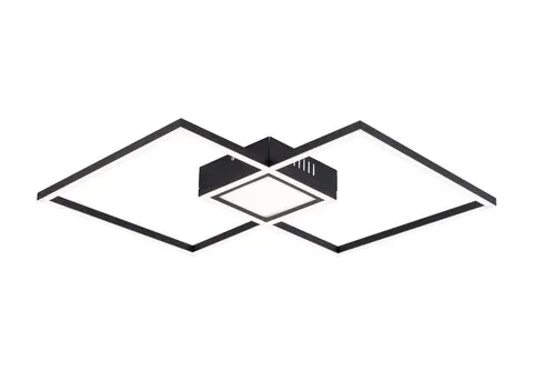 Beltéri LED mennyezeti lámpa 40W 2390lm 4000K matt fekete ...