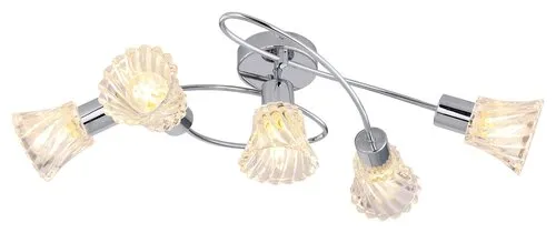 Beltéri karos spotlámpa E14 5x40W króm Hestia