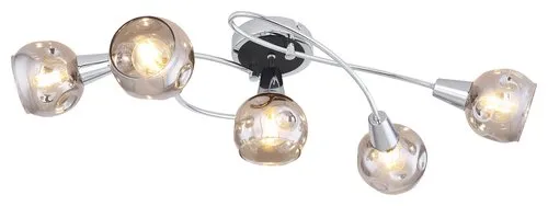 Beltéri mennyezeti lámpa E14 5x40W króm Tamara