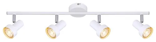 Beltéri karos spotlámpa GU10 4x50W fehér Konrad