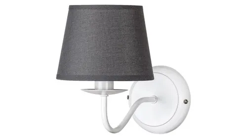 Beltéri fali lámpa E14 40W fehér/szürke Flavio