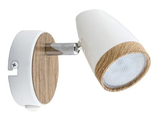 Beltéri LED fali lámpa 4W 280lm 3000K fehér Karen